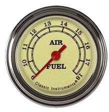 Vintage 2-1/8" Air Fuel Ratio Gauge image 1