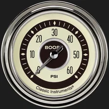 Nostalgia VT 2-5/8" Boost Gauge (60 PSI) image 1