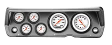 1970-76 Duster Velocity White Full Sweep Six Gauge Set Mopar image 1