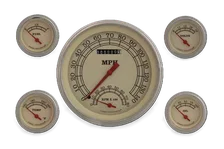Vintage 5" Speedo/Tach With 2-1/8" Fuel/Temp/Volt/Oil GM image 1