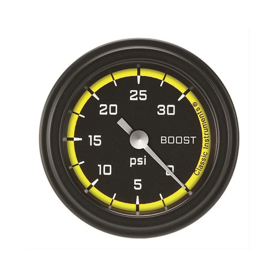 AutoCross Yellow 3" Ultimate with Two 3" Gauges GM