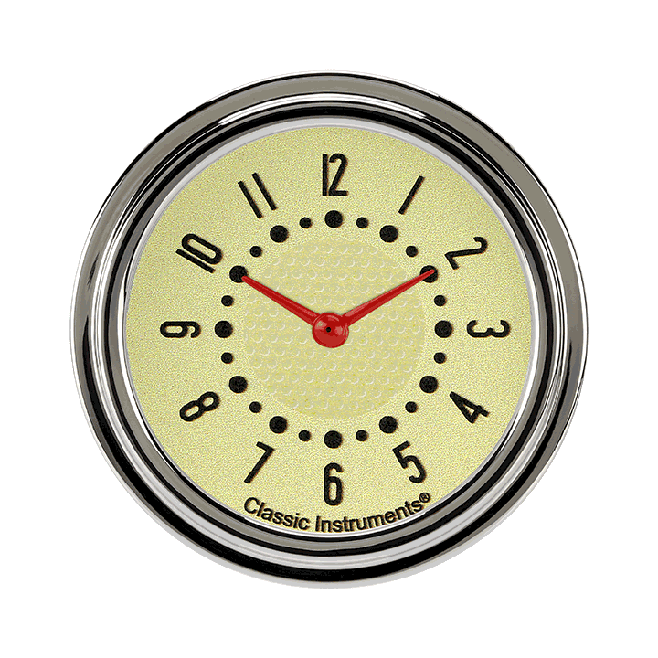 Bel Era III Matching Tan 2-5/8" Clock for Chevrolet Bel Air