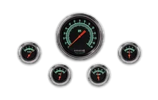 G/Stock 5" Speedometer With 2-1/8" Fuel/Oil/Temp/Volt GM image 1