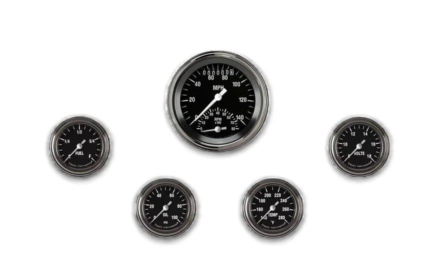 Hot Rod Five Gauge Set