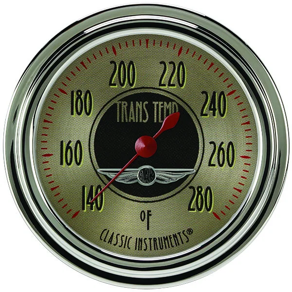 All American Nickel 2-5/8" Transmission Temp Gauge