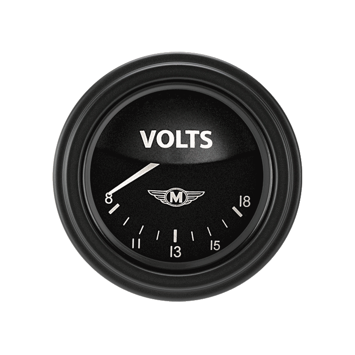 Moal Bomber 2-1/8" Volt Gauge