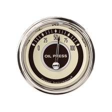 Nostalgia VT 2-1/8" Oil Press Gauge image 1