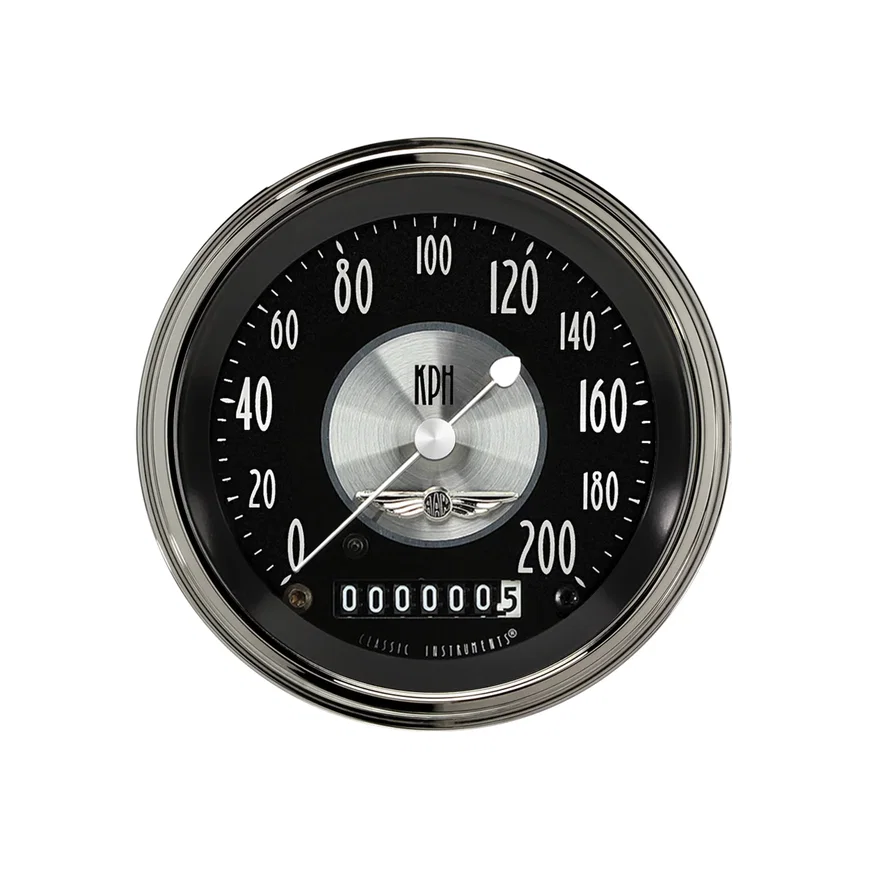 American Tradition 3" Speedometer Gauge (200 KPH)