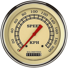 Vintage Series 5" Speedometer Gauge (200 KPH) image 1