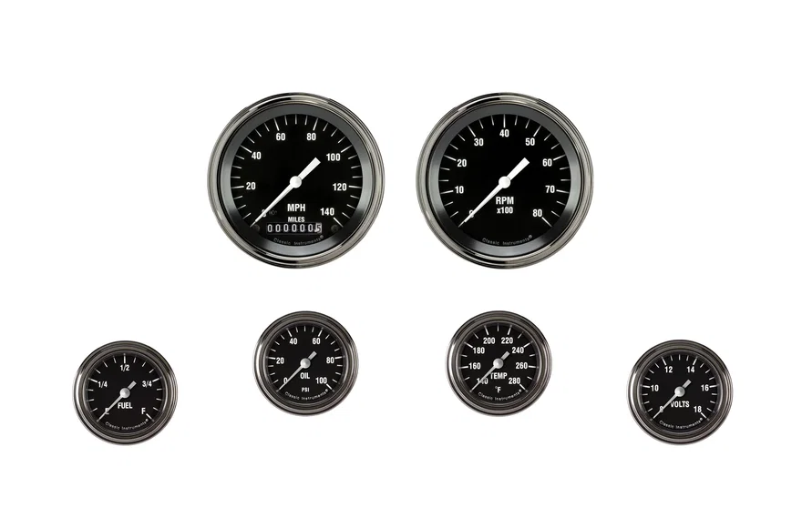 Hot Rod Six Gauge Set