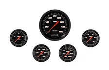Velocity Black Five Gauge Set image 1