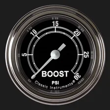 Traditional 2-1/8" Boost Gauge (30 PSI) image 1