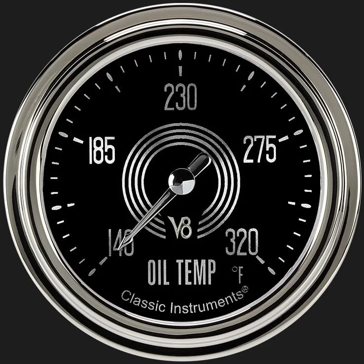 V8 Speedster 2-5/8" Oil Temperature Gauge