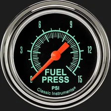 G/Stock 2-5/8" Fuel Pressure Gauge (15 PSI) image 1