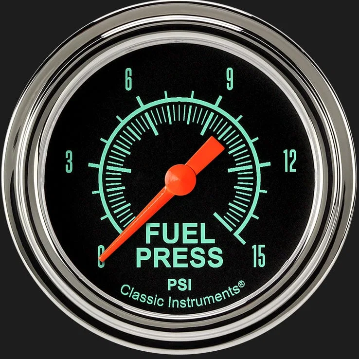 G/Stock 2-5/8" Fuel Pressure Gauge (15 PSI)