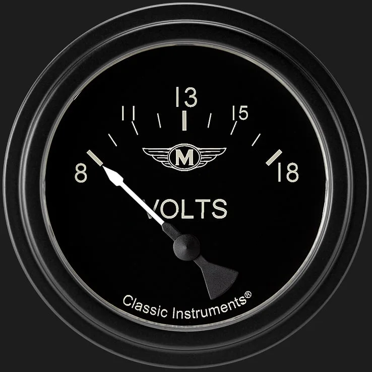 Moal Bomber 2-5/8" Volt Gauge