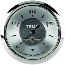 All American 2-5/8" Full Sweep Water Temperature Gauge image 1