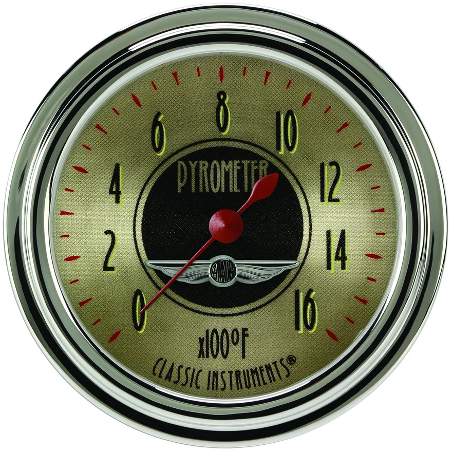 All American Nickel 2-5/8" Exhaust Gas Tempature Gauge