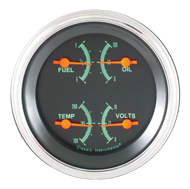 G/Stock Quad Gauge (1975-2010 Ohm)