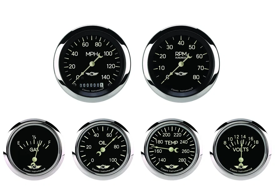 Series Six Gauge Set, 3-3/8"