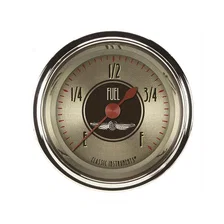 All American Nickel 2-1/8" Fuel Level Gauge image 1