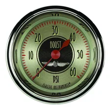 All American Nickel 2-1/8" Boost Gauge (60 PSI) image 1
