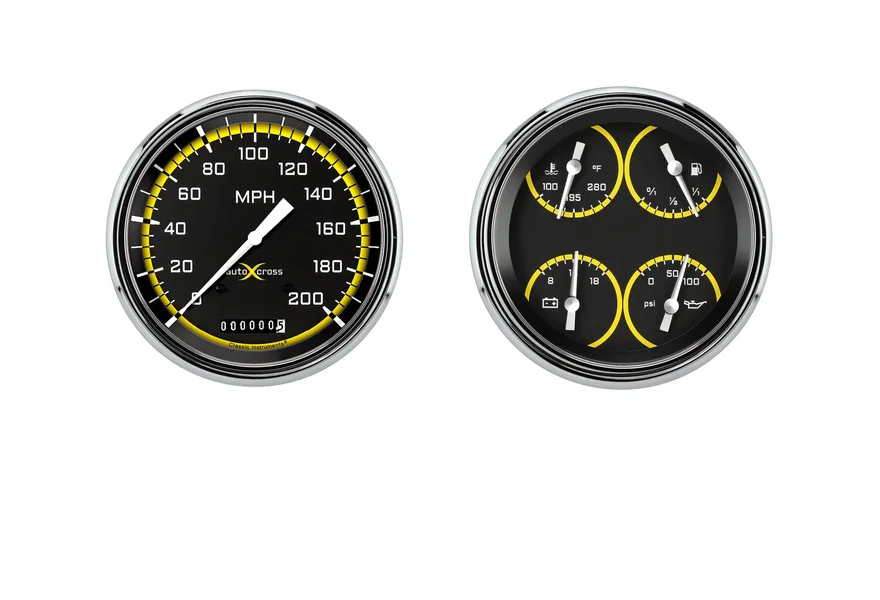 1947-53 AutoCross Yellow Chevy Truck - Speed/Qud-LS