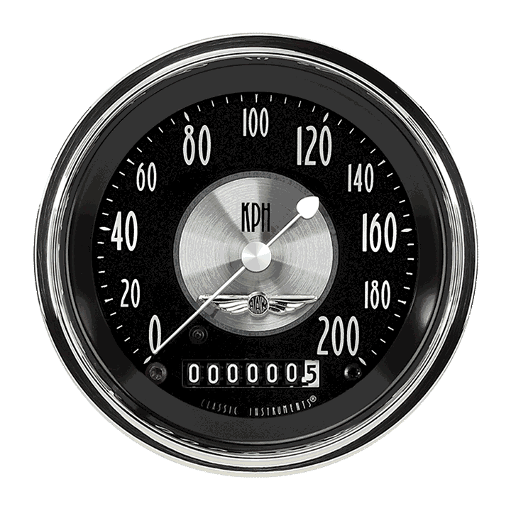 All American Tradition 3-3/8" Speedometer Gauge
