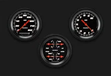 Velocity Black Series Three Gauge Set image 1