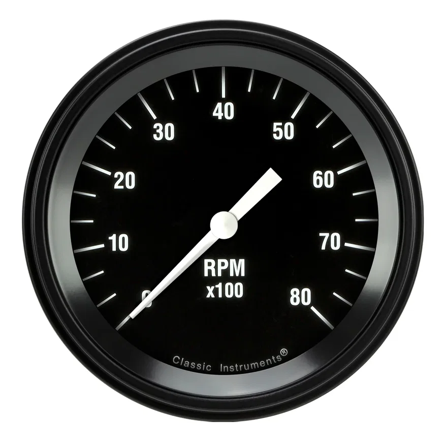 Hot Rod 3" Tachometer Gauge (8000 RPM)