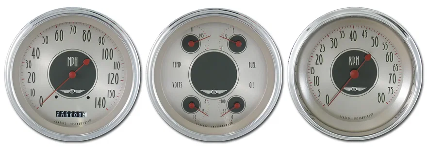 American Nickel Three Gauge Set