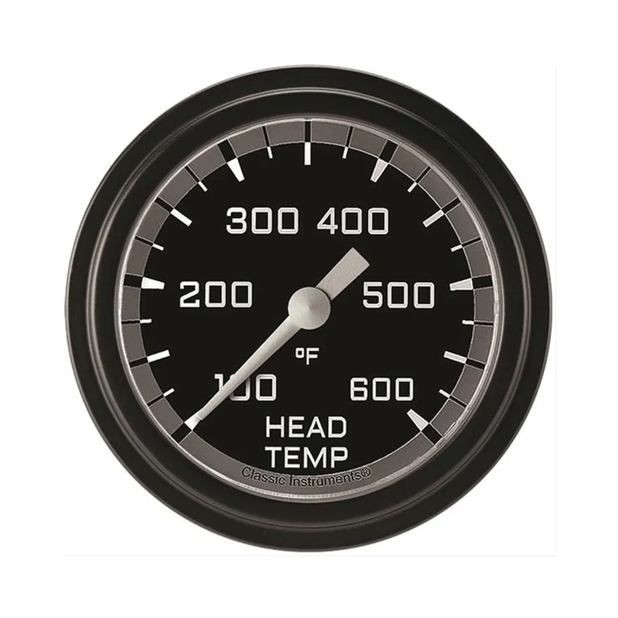 Autocross Gray 2-5/8" Cylinder Head Tempature Gauge