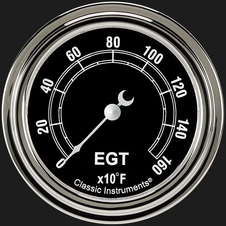 Traditional 2-5/8" Exhaust Gas Tempature Gauge