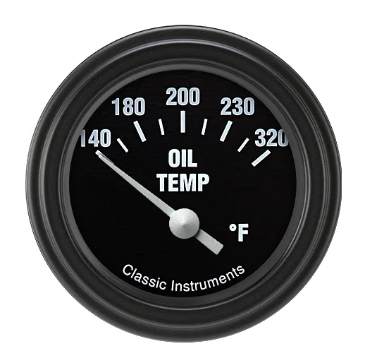 Hot Rod 2-1/8" Oil Temperature Gauge