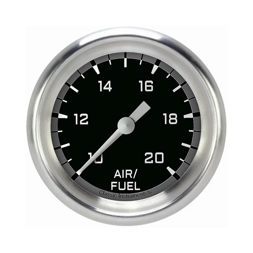Autocross Gray 2-5/8" Air Fuel Ratio Gauge