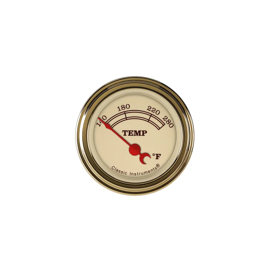 Vintage Series 2-1/8" Water Temperature Gauge