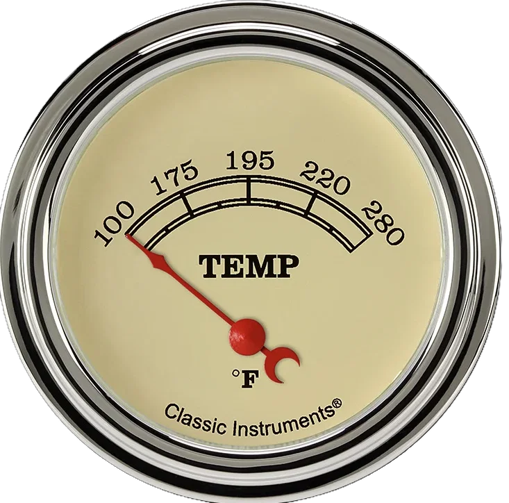 Vintage 2-1/8" Centigrade Temperature Gauge
