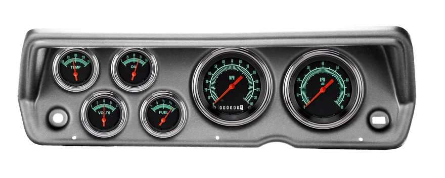 1970-76 Duster G/Stock Six Gauge Set Mopar