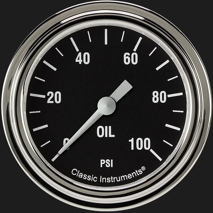 Hot Rod 2-5/8" Oil Pressure Gauge