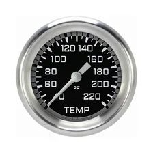 Autocross Gray 2-5/8" Stock Eliminator Tempature Gauge image 1
