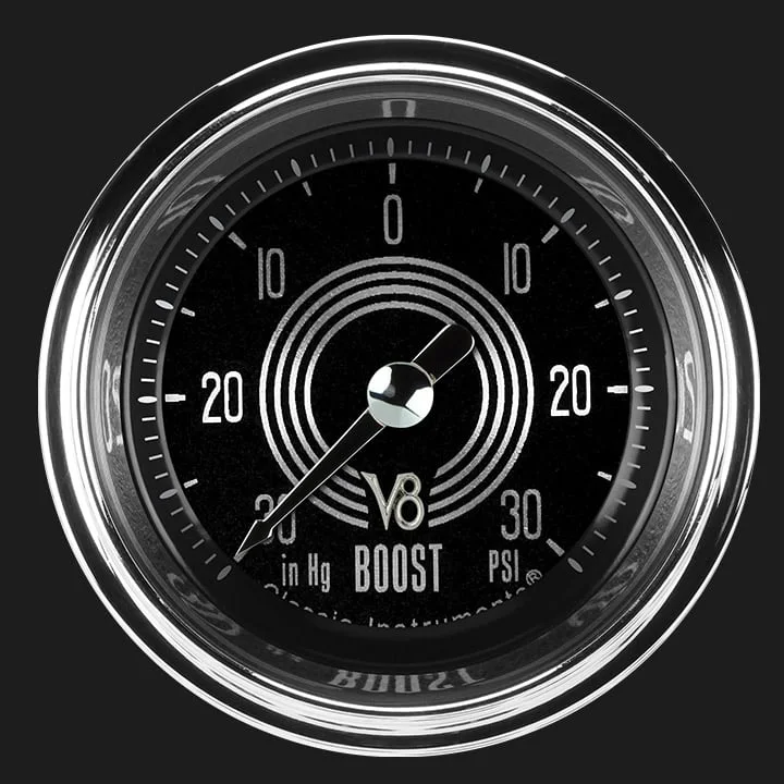 V8 Speedster 2-1/8" Boost/Vac Gauge