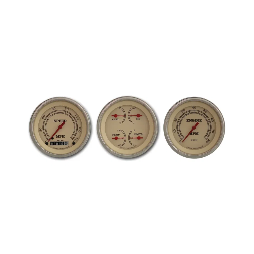 Vintage Series Three Gauge Set