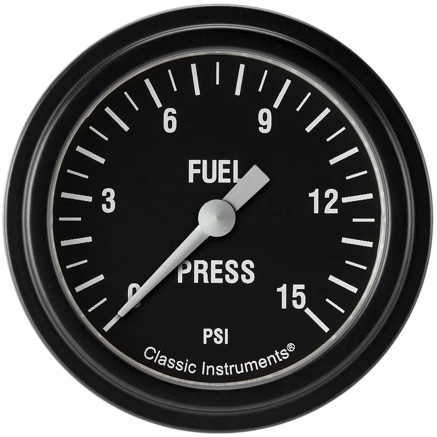 Hot Rod 2-5/8" Fuel Pressure Electric Gauge (15 PSI)