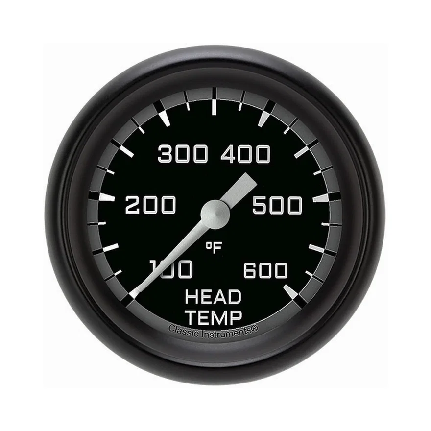 Autocross Gray 2-5/8" Cylinder Head Tempature Gauge