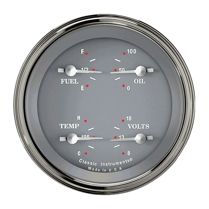 SG Series 3-3/8" Quad Gauge