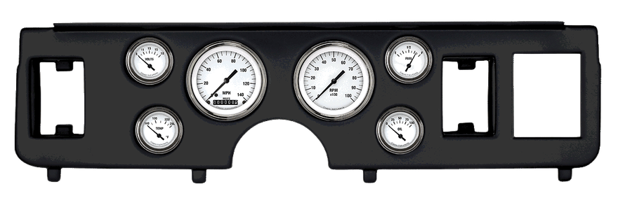 White Hot Series Short Sweep Gauge Set for Ford Mustang