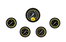 AutoCross Yellow 3" UltimateWith 2-5/8" Fuel/Water/Temp/Oil image 1