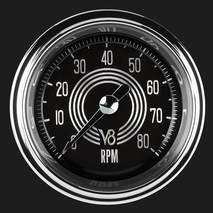 V8 Speedster 2-1/8" Tachometer Gauge
