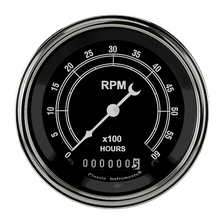 Traditional 3-3/8" Tachometer Gauge image 1