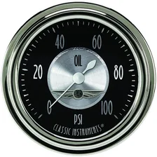 All American Tradition 2-5/8" Oil Pressure Gauge image 1